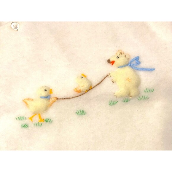 VTG I.MAGNIN Baby Coat Sack 6-12 Months Snowsuit Jacket 2 Piece Bunting ITALY - Picture 6 of 9